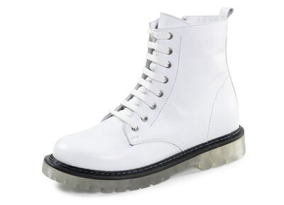 Gemini Schnür-Stiefelette aus weichem Rind-Nappaleder 