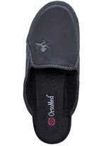 Zweierpack, klassische Herren-Hausschuhe, Weite H, mit Gummizug BLAU+SCHWARZ