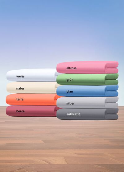 Fein-Single-Jersey Spannbettt&uuml;cher 