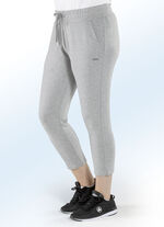 Caprihose von «LPO» in 3 Farben HELLGRAU MELIERT