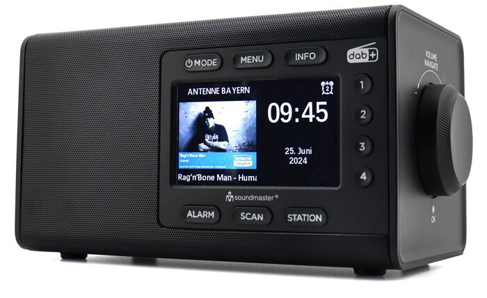 "soundmaster" Digitalradio mit DAB+ SCHWARZ