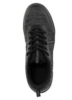 Barfußschuh aus Textilmaterial mit Synthetik-Besätzen SCHWARZ-GRAU