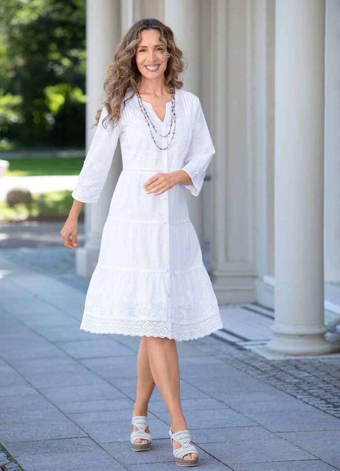 Kleid, 2-tlg. mit toller Stickerei 