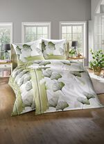 Bettw&auml;sche-Garnitur aus dem Hause Biberna GR&Uuml;N