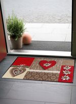 Fussmatte mit rutschhemmender R&uuml;ckseite 