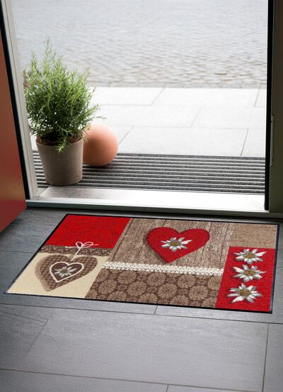 Fussmatte mit rutschhemmender R&uuml;ckseite 