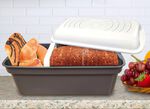 Brotbox &bdquo;Bread Magic&ldquo;  WEISS-GRAU