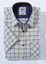 Kariertes &laquo;Milano Italy&raquo;-Hemd in 4 Farben 