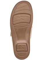 ELENA EDEN Pantolette mit W&ouml;rishofer Kork-Lederfussbett ECRU