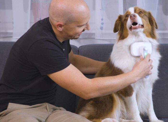 &laquo;PiddiPet IonBrush&raquo; Tierhaarb&uuml;rste i 