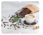 Herdabdeckplatten mit Caf&eacute; Aromatica-Motiv, 2er-Set 