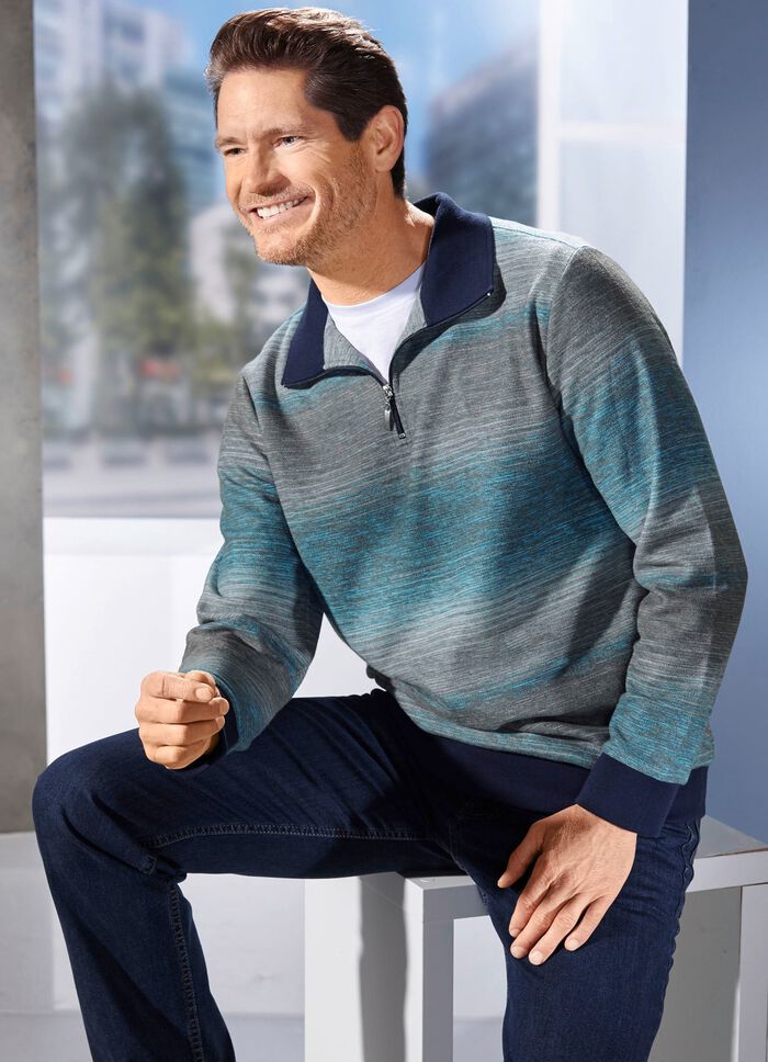 Troyer mit kurzem Reissverschluss 