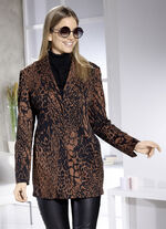 Blazer mit elegant verdeckter Druckerleiste 