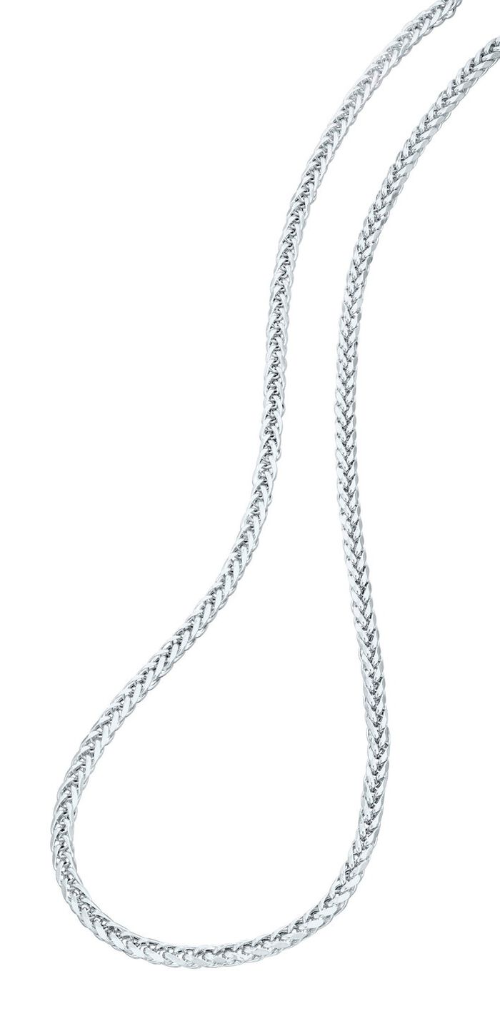 Zopf-Halskette mit Karabiner 