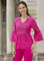 Tunika mit V-Ausschnitt 