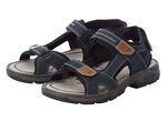 Rieker, klassische Herren-Trekkingsandalen, aus Leder 
