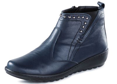 Gemini, bequeme Damen-Boots, Weite G, mit herausnehmbarem Fussbett 