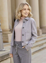 Kurzjacke aus Flanell 
