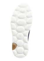 Waldläufer Schnürschuh aus Nubukleder mit Veloursleder-Besätzen DUNKELBLAU-ECRU-BRAUN