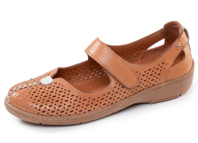 ELENA EDEN, sommerliche Damen-Slipper, Weite G, mit herausnehmbarem Fussbett 