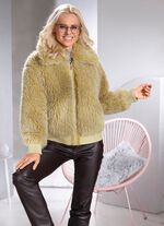 Kurzjacke aus Kunstpelz 