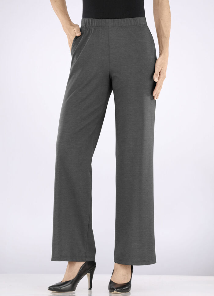 Hose in  modischer Weite  ANTHRAZIT MELIERT