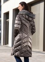 Mantel mit abnehmbarer Kapuze 