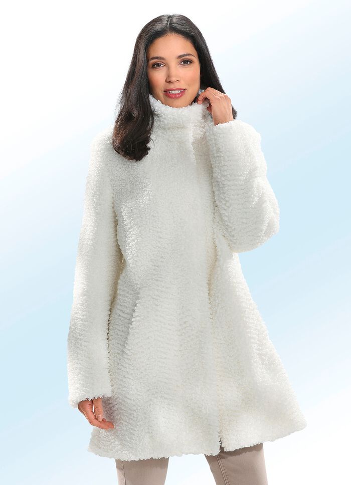 Kurzmantel mit Steh-Umlegekragen 