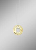 Schicker Anhänger in Bicolor mit Zirkonia 