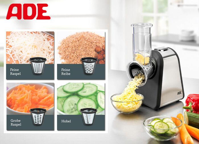 Multireibe von Ade zum Zerkleinern ohne vorschneiden 