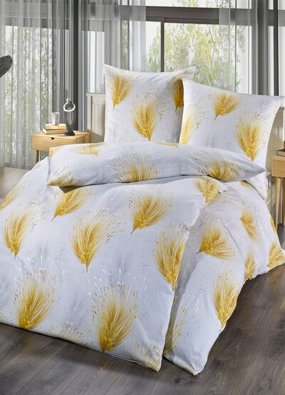 Bettw&auml;sche-Garnitur in b&uuml;gelleichter Qualit&auml;t 