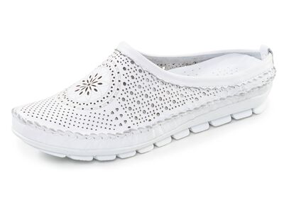 Gemini, sommerlicher Damen-Sabot, Weite G, mit herausnehmbarem Fussbett 