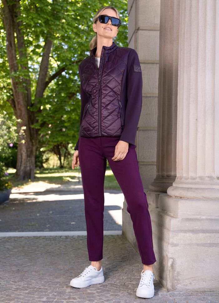 Jacke mit Steppeins&auml;tzen 