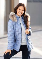 Funktionsjacke mit geklebten Kammern BLEU