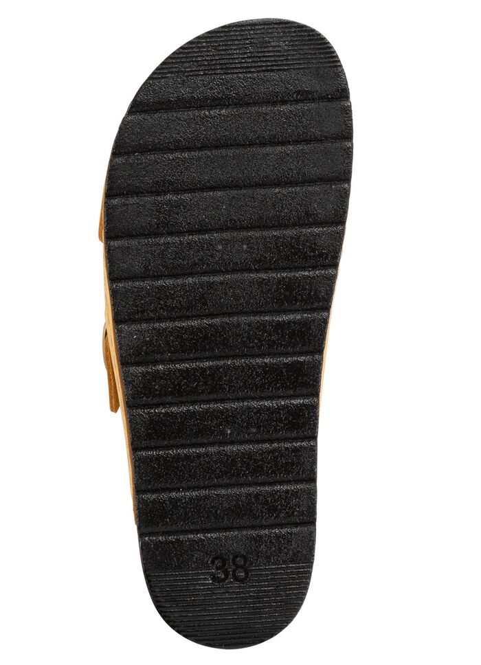 ELENA EDEN Pantolette aus Nubukleder GELB