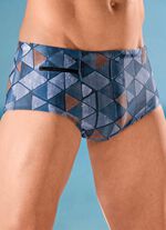 Badehose in h&ouml;herer Slipform mit Reissverschlusstasche 