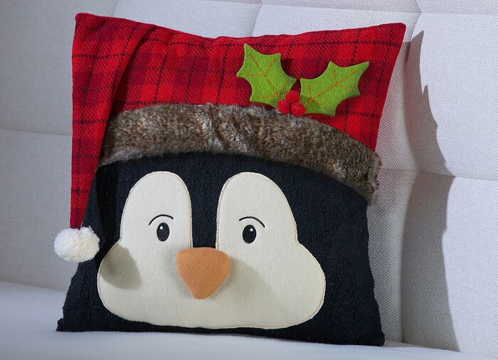 Kissenbezug Weihnachtspinguin 