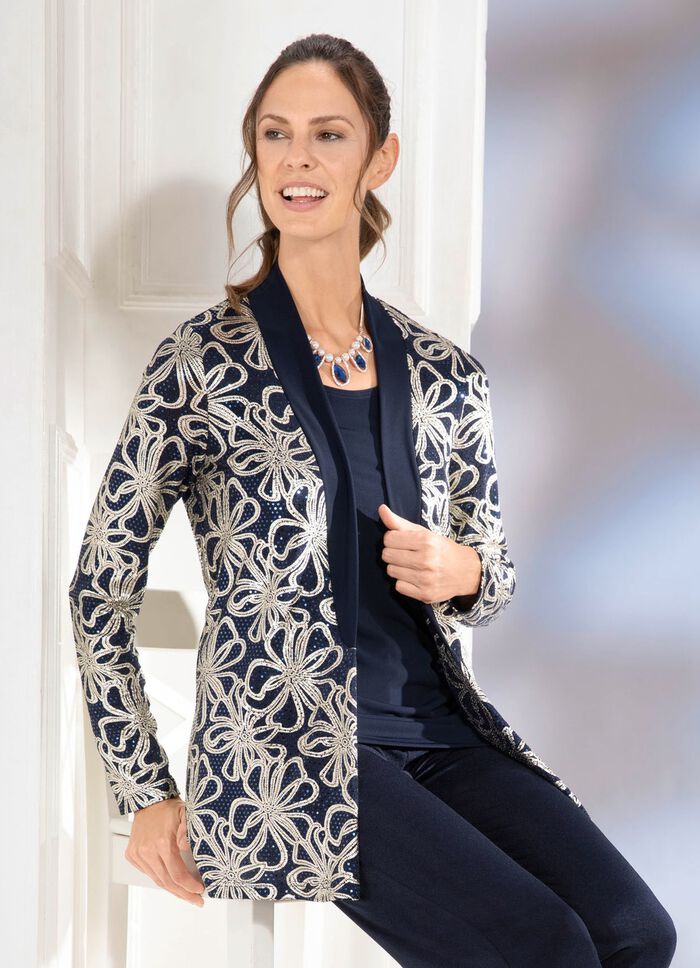 Edles Chasuble in Marine-Gold MARINE-GOLD