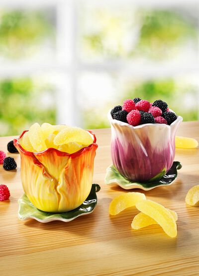 &laquo;HARIBO&raquo; s&uuml;sse Blument&ouml;pfe, 2er-Set 