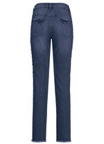 Edel-Jeans mit tollen Zierperlen DUNKELBLAU
