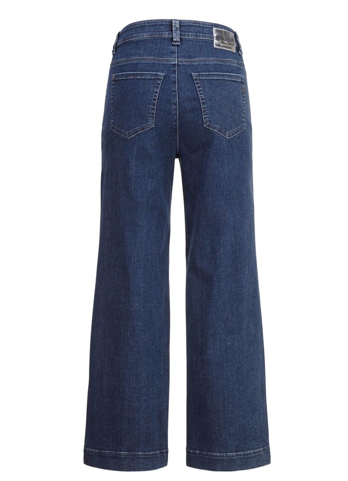 Jeans-Culotte mit luftig-weitem Bein 