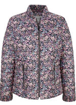 Steppjacke mit Floralprint