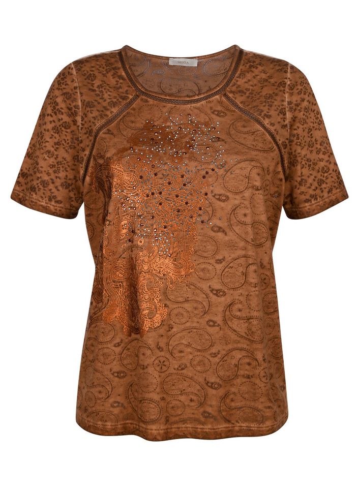 Shirt mit Netzeins&auml;tzen 