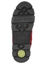 ELENA EDEN, warme Damen-Boots, Winterschuhe, Weite H, mit herausnehmbarem Fu&szlig;bett RUBINROT