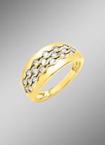 Edler Damenring mit Brillanten 