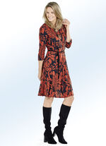 Keid mit Bindegürtel 