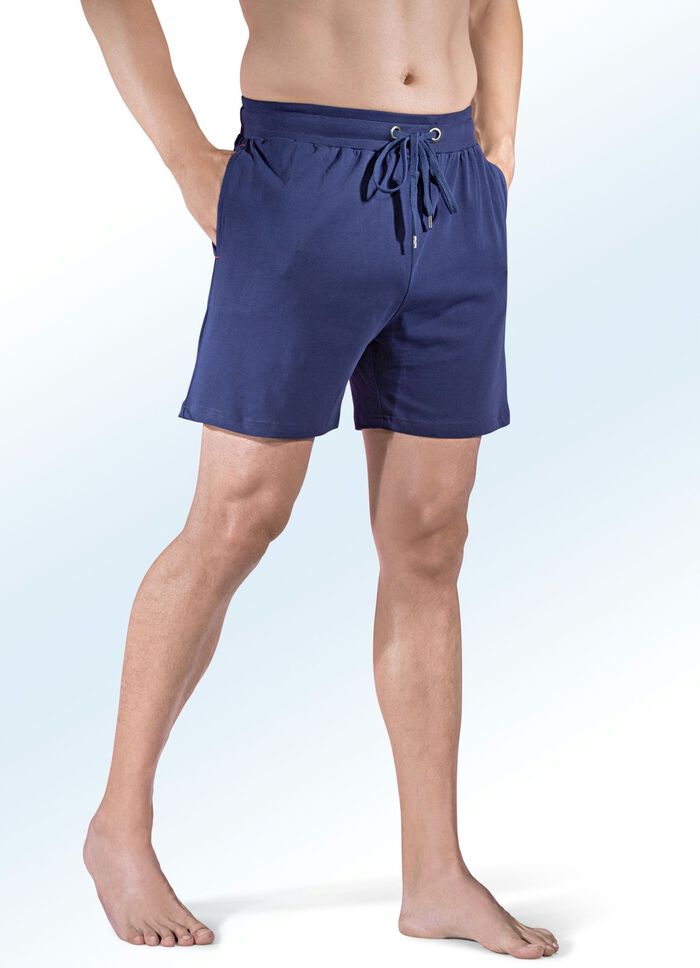Zweierpack Pyjama- und Freizeithosen kurz mit Durchzugsband 