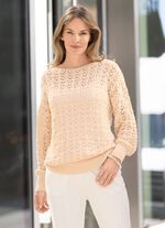 Pullover in aufwendigem Mustermix 