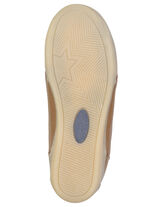 Andrea Conti, bequeme Damen-Sneaker, Weite G, mit herausnehmbarem Fussbett COGNAC