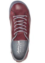 Andrea Conti Schn&uuml;rschuh mit Kontrast-Einfassung BORDEAUX